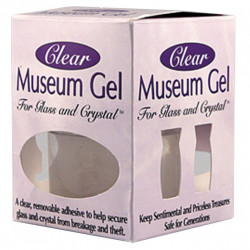 NIB Clear Museum Gel Adhesive for Glass and Crystal 4 Oz Sealed